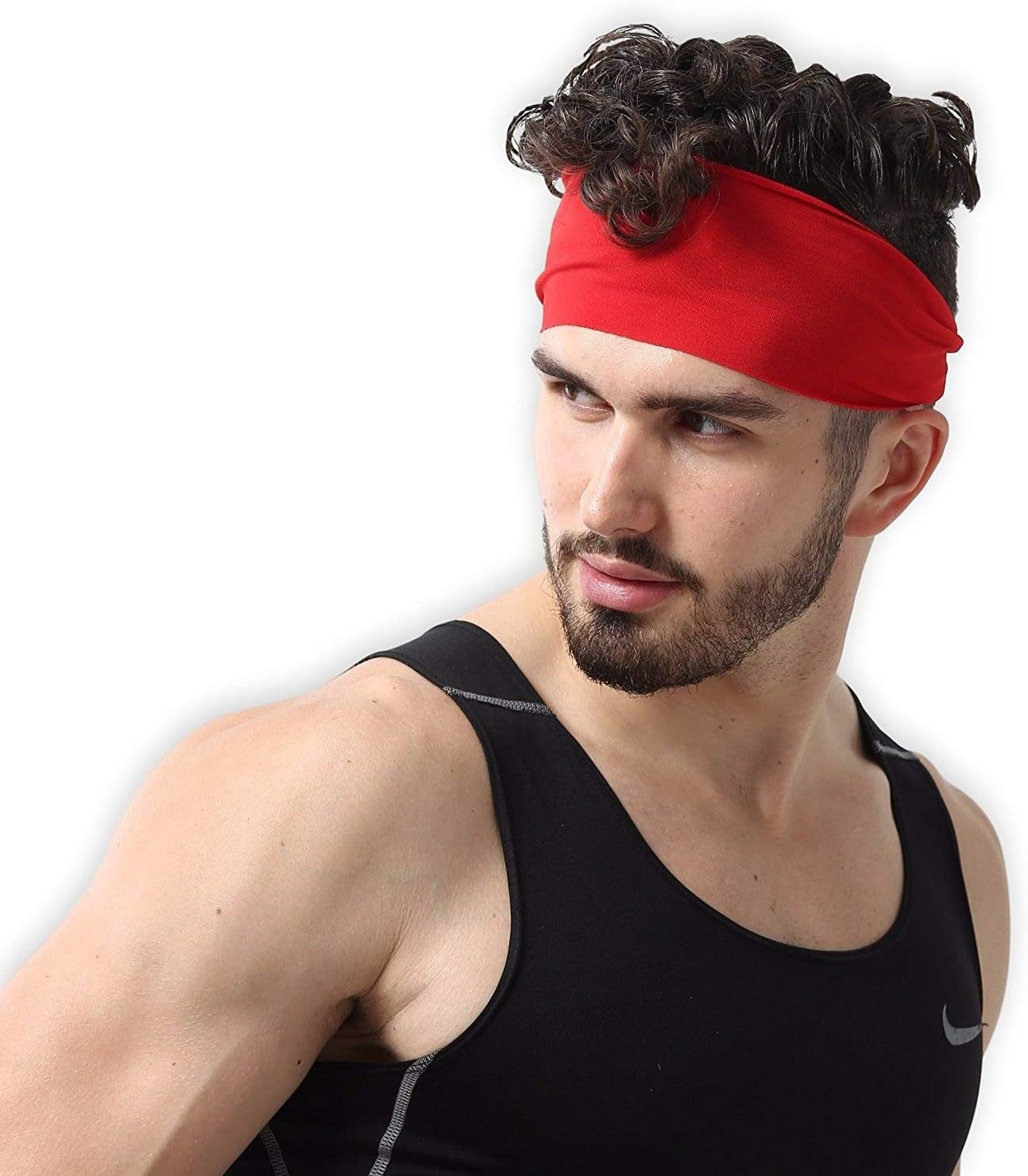 Mens Sweat Bands - Sport Headbands for Men - Workout Headbands for Women - Running Headband -Tennis Athletic Sweatband