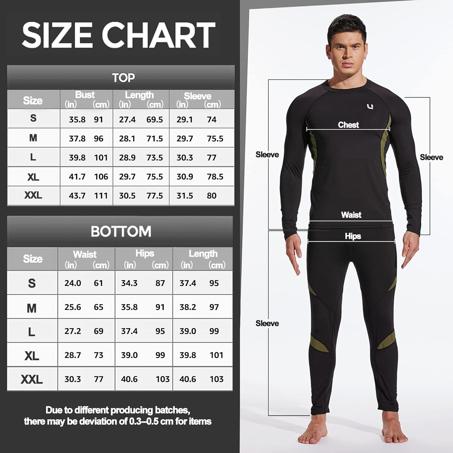 Men'S Thermal Underwear Sets Top & Long Johns Fleece Sweat Quick Drying Thermo Base Layer