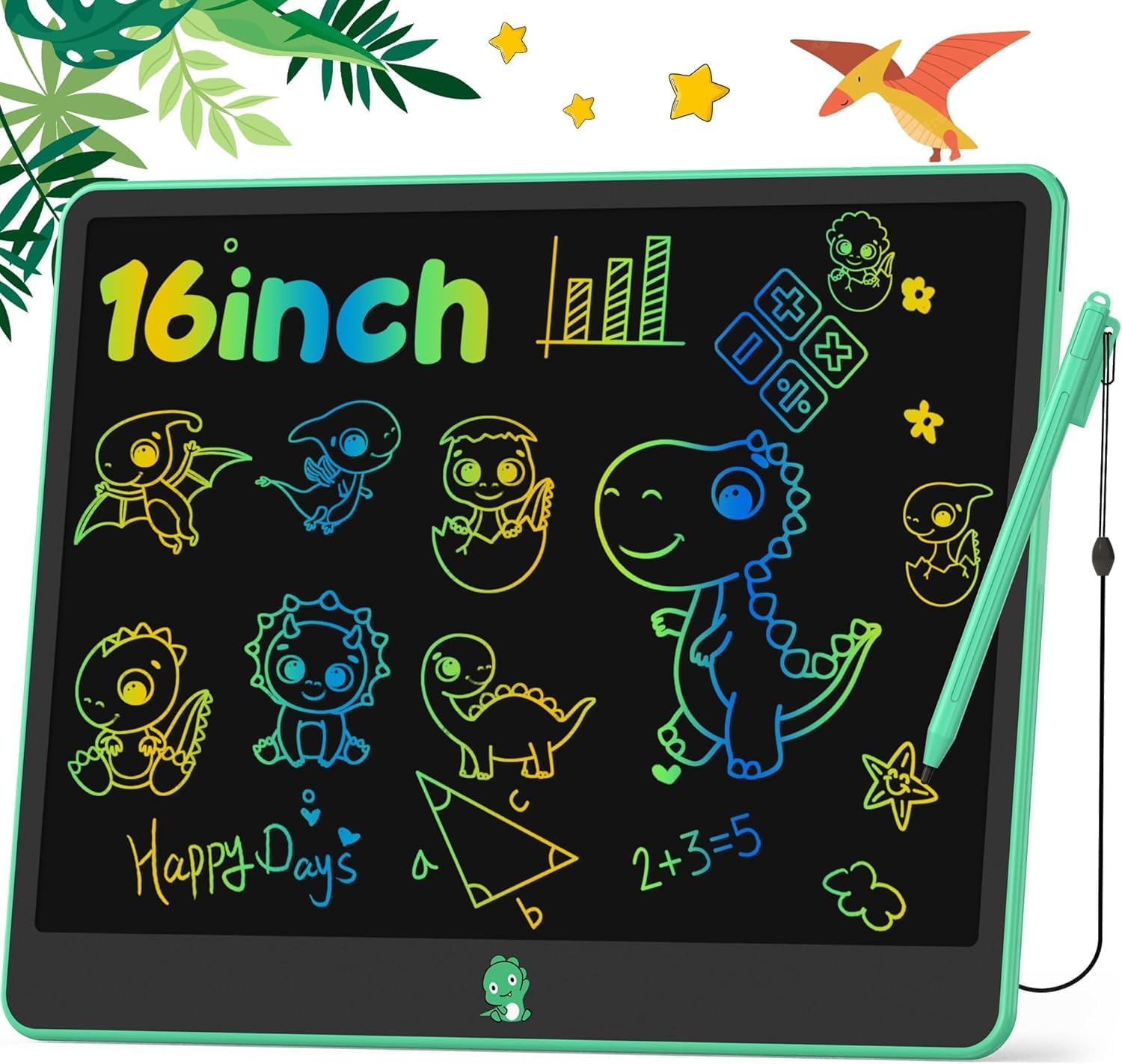 LCD Writing Tablet for Kids 8.8 Inch, Kids Toys for Girls Boys Drawing Pad for 3 4 5 6 7 8 Year Old Kid, Toddler Drawing Doodle Board Travel Essentials Christmas Birthday Gift for Kids -Pink