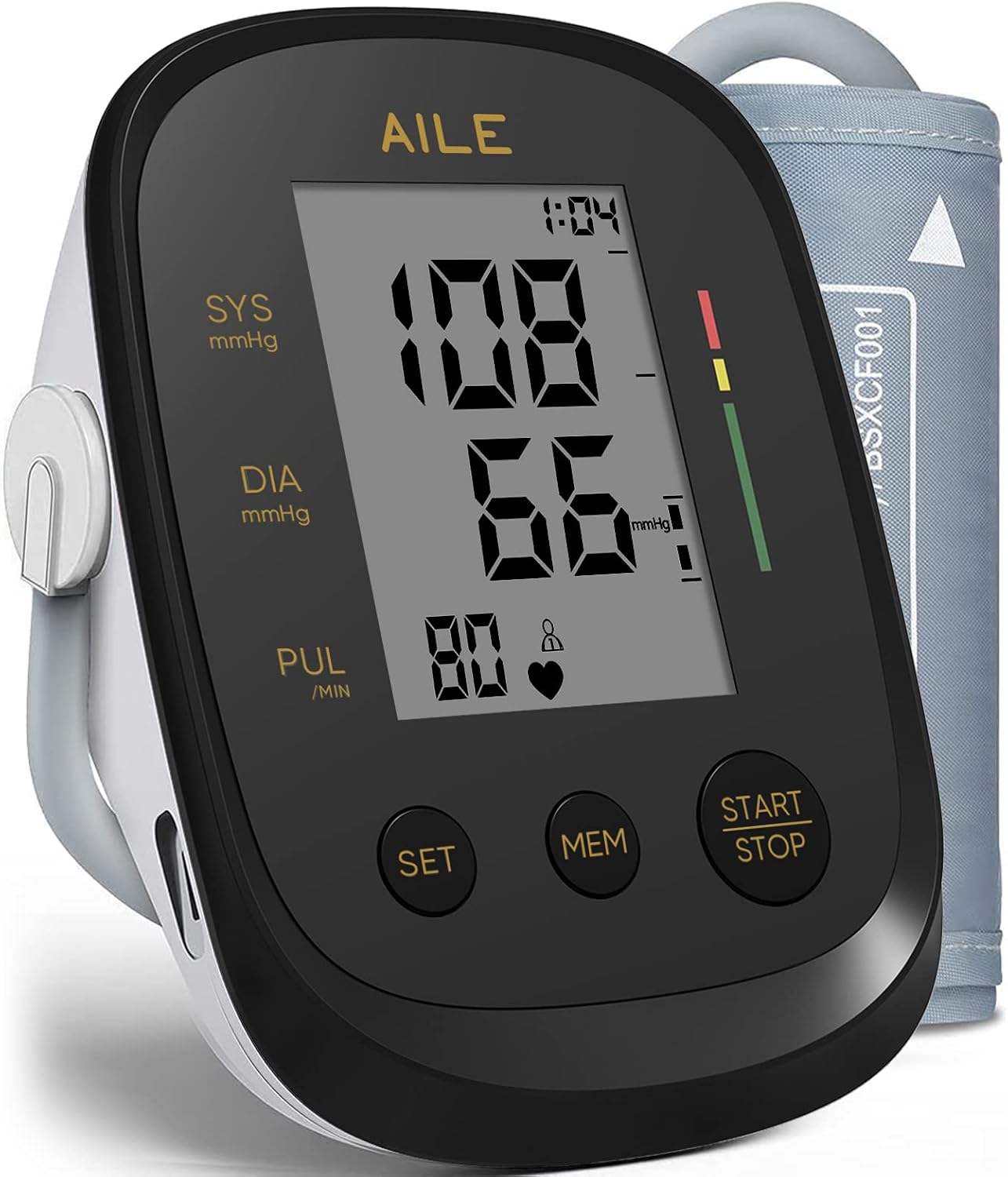 Blood Pressure Monitor, Blood Pressure Machine Upper Arm Large Cuff(8.7"-16.5"Adjustable),Automatic High Blood Pressure Cuff for Home Use,(Bp)Blood Pressure Monitor,2*99 Memory,Easy to Use/Travel