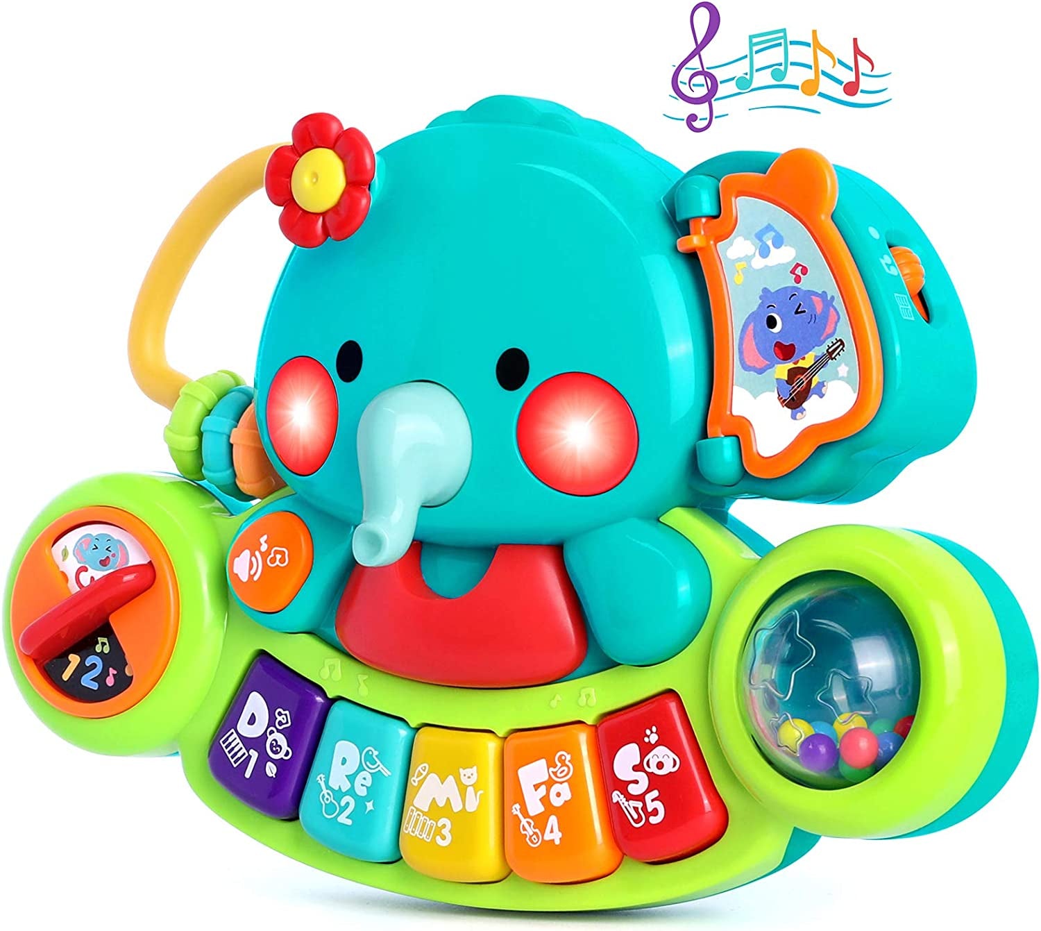 Baby Piano Toy 6 to 12 Months Light up Music Baby Toys for 0 6 9 12 18 Months Early Learning Educational Piano Keyboard Infant Toys Baby Girl Piano Toy 1 Year Old Boy Girl Gifts