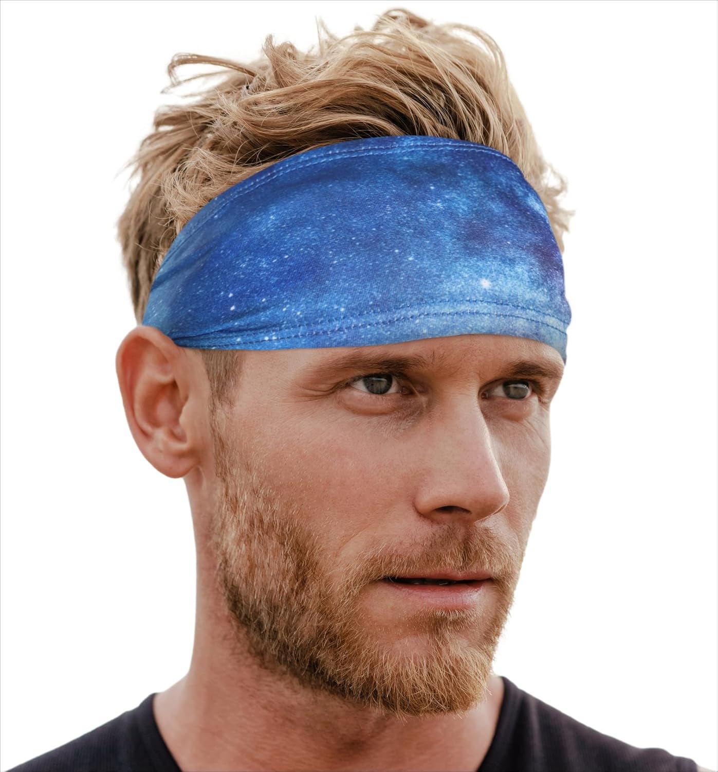 Mens Sweat Bands - Sport Headbands for Men - Workout Headbands for Women - Running Headband -Tennis Athletic Sweatband