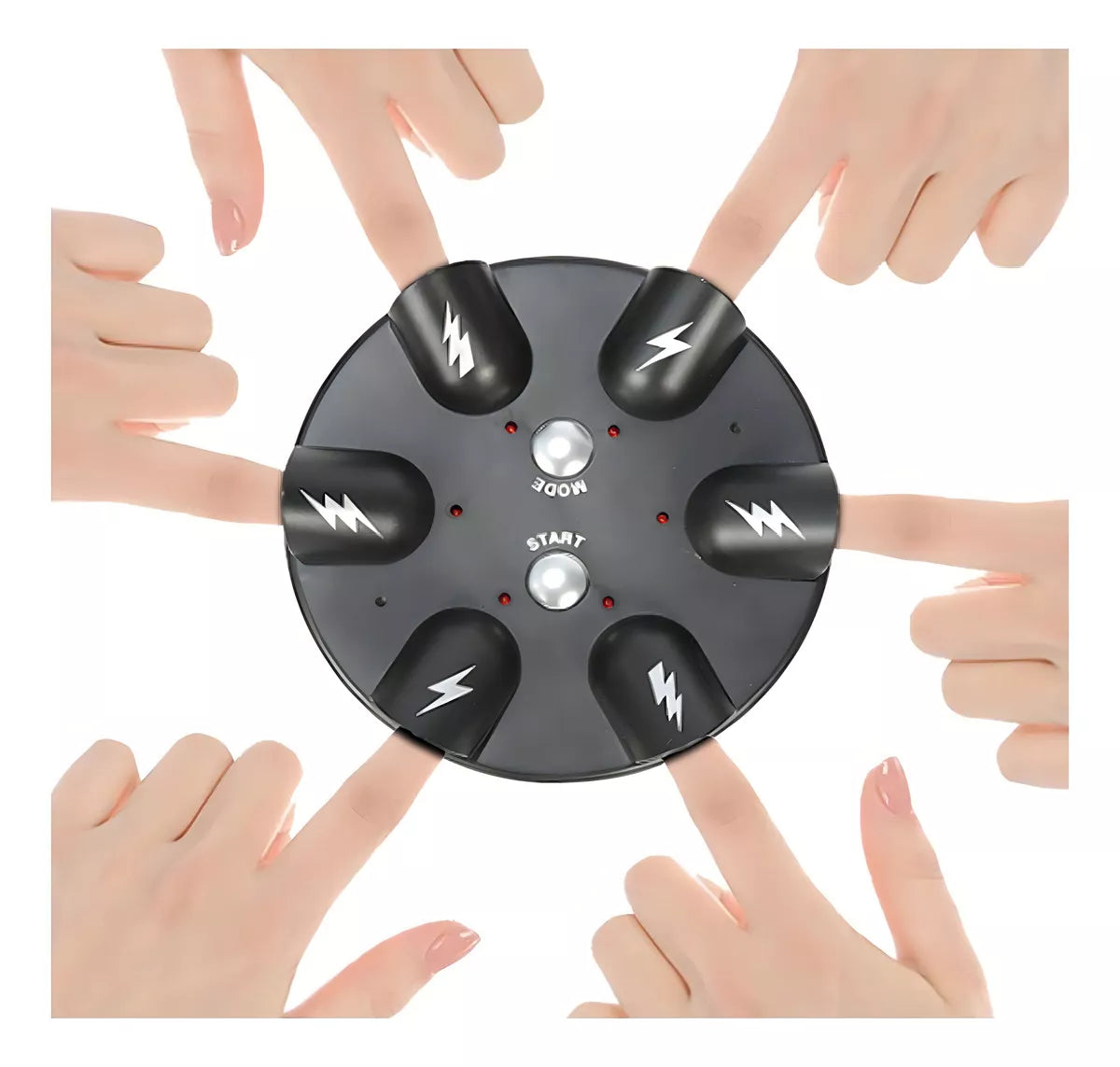 Shock Roulette Party Game Six Finger Heartbeat Lie Detector Spoof Toys Shock Electric Finger Game Shocking Shot Roulette Gifts