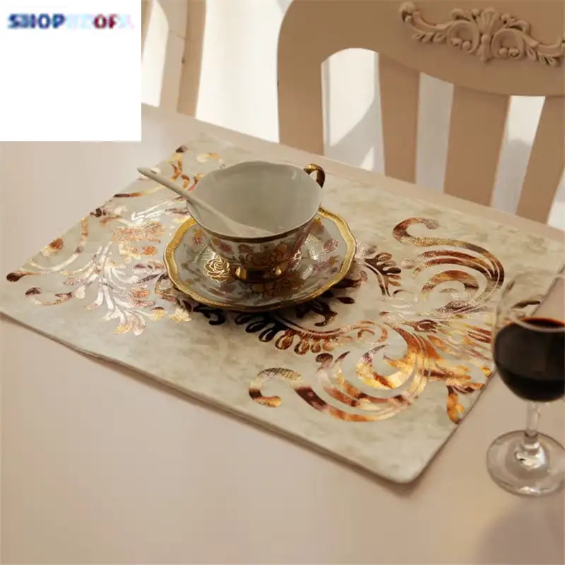 Eat Mat Home Kitchen Table Decoration Table Mats Mats Pads Placemat Kitchen Decor European Style