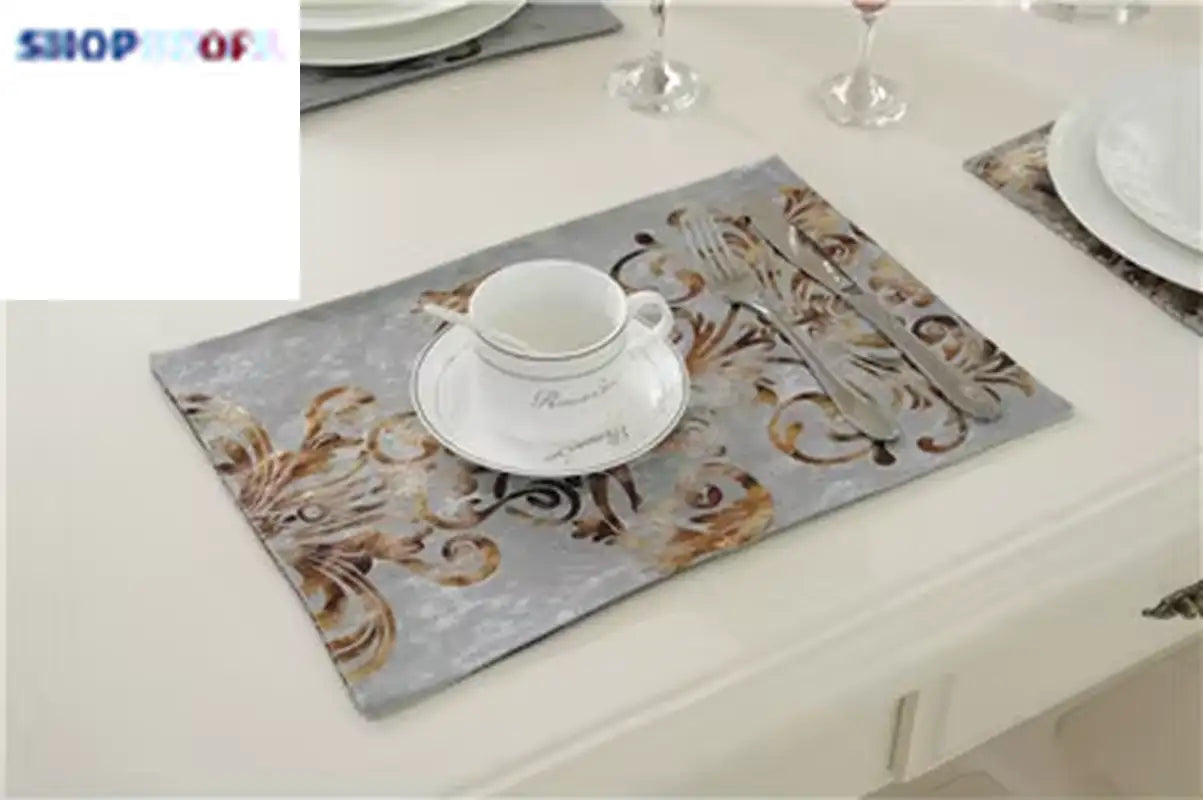 Eat Mat Home Kitchen Table Decoration Table Mats Mats Pads Placemat Kitchen Decor European Style